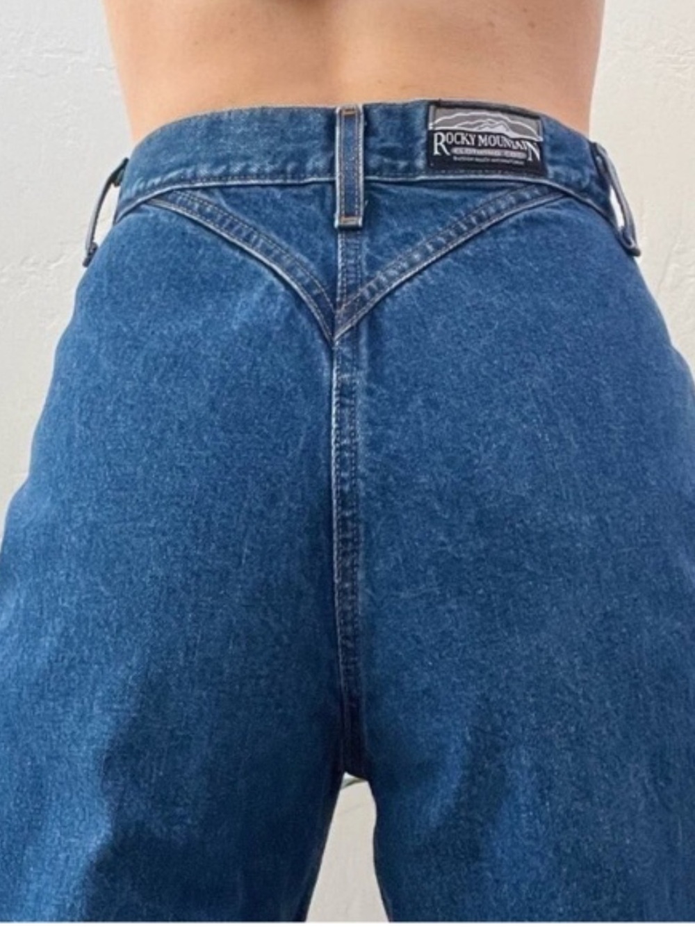 Rockies Women's Straight Leg Jeans - Deep Blue Denim